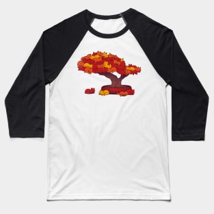 Autumn Bonsai Kitten Cats by Tobe Fonseca Baseball T-Shirt